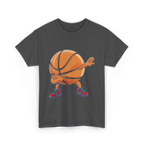 Dabbing Basketball Player Sports T-Shirt - Dark Heather