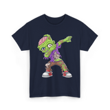 Dabbing Zombie Costume Halloween T-Shirt - Navy