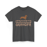 Dachshund Grandpa Dog Owner T-Shirt - Dark Heather