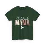 Dachshund Mama Dachshund Dog T-Shirt - Forest Green