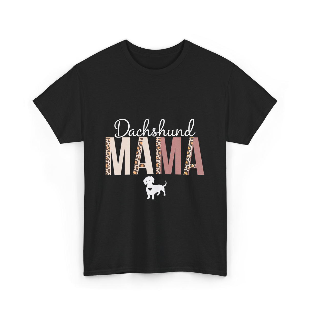 Dachshund Mama Dachshund Dog T-Shirt - Black