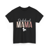 Dachshund Mama Dachshund Dog T-Shirt - Black