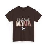 Dachshund Mama Dachshund Dog T-Shirt - Dark Chocolate