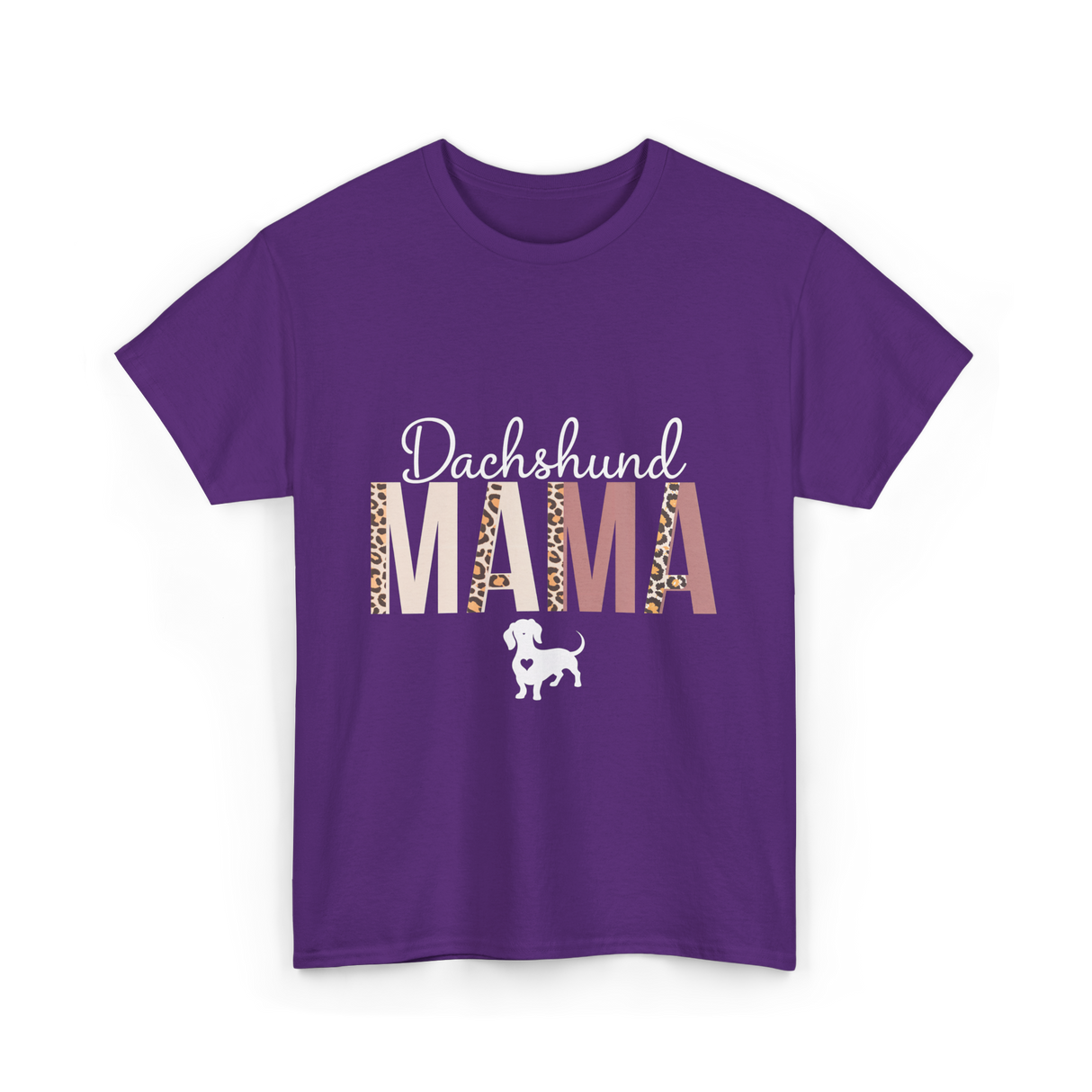 Dachshund Mama Dachshund Dog T-Shirt - Purple