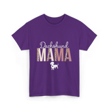 Dachshund Mama Dachshund Dog T-Shirt - Purple