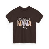 Dachshund Mama Dog Mama T-Shirt - Dark Chocolate