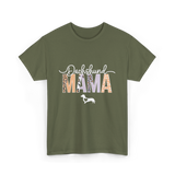 Dachshund Mama Dog Mama T-Shirt - Military Green