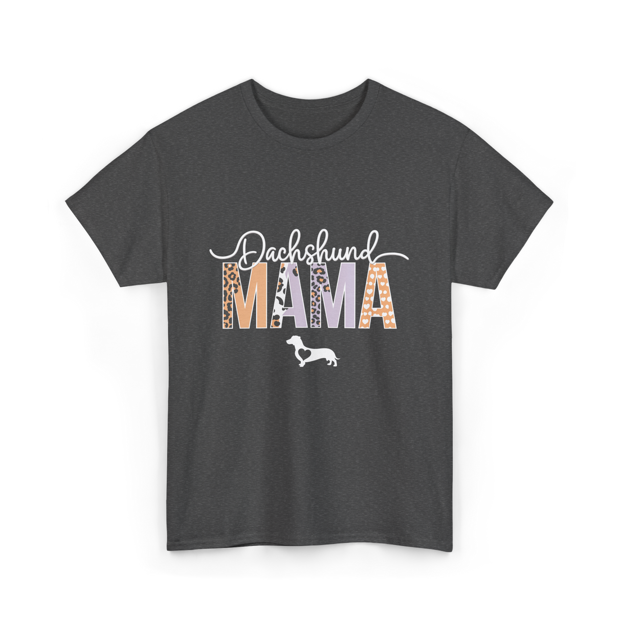 Dachshund Mama Dog Mama T-Shirt - Dark Heather