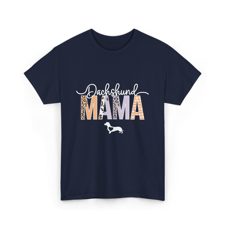 Dachshund Mama Dog Mama T-Shirt - Navy