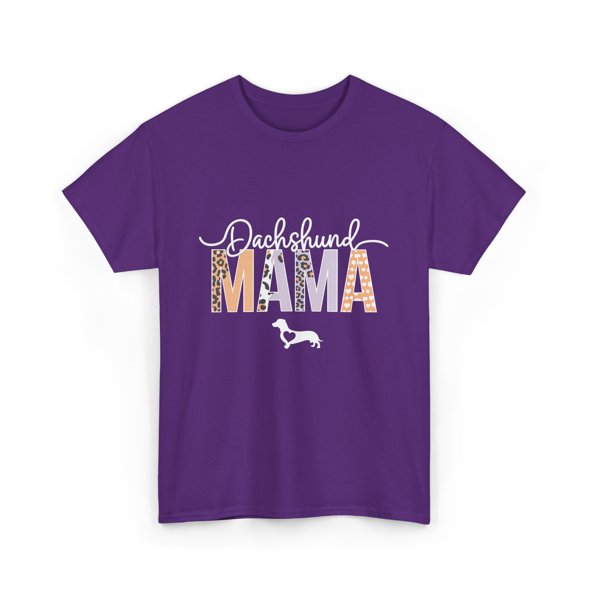 Dachshund Mama Dog Mama T-Shirt - Purple