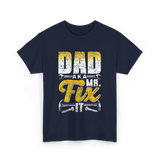 Dad Aka Mr Fix Handyman T-Shirt - Navy