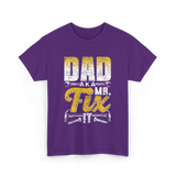 Dad Aka Mr Fix Handyman T-Shirt - Purple