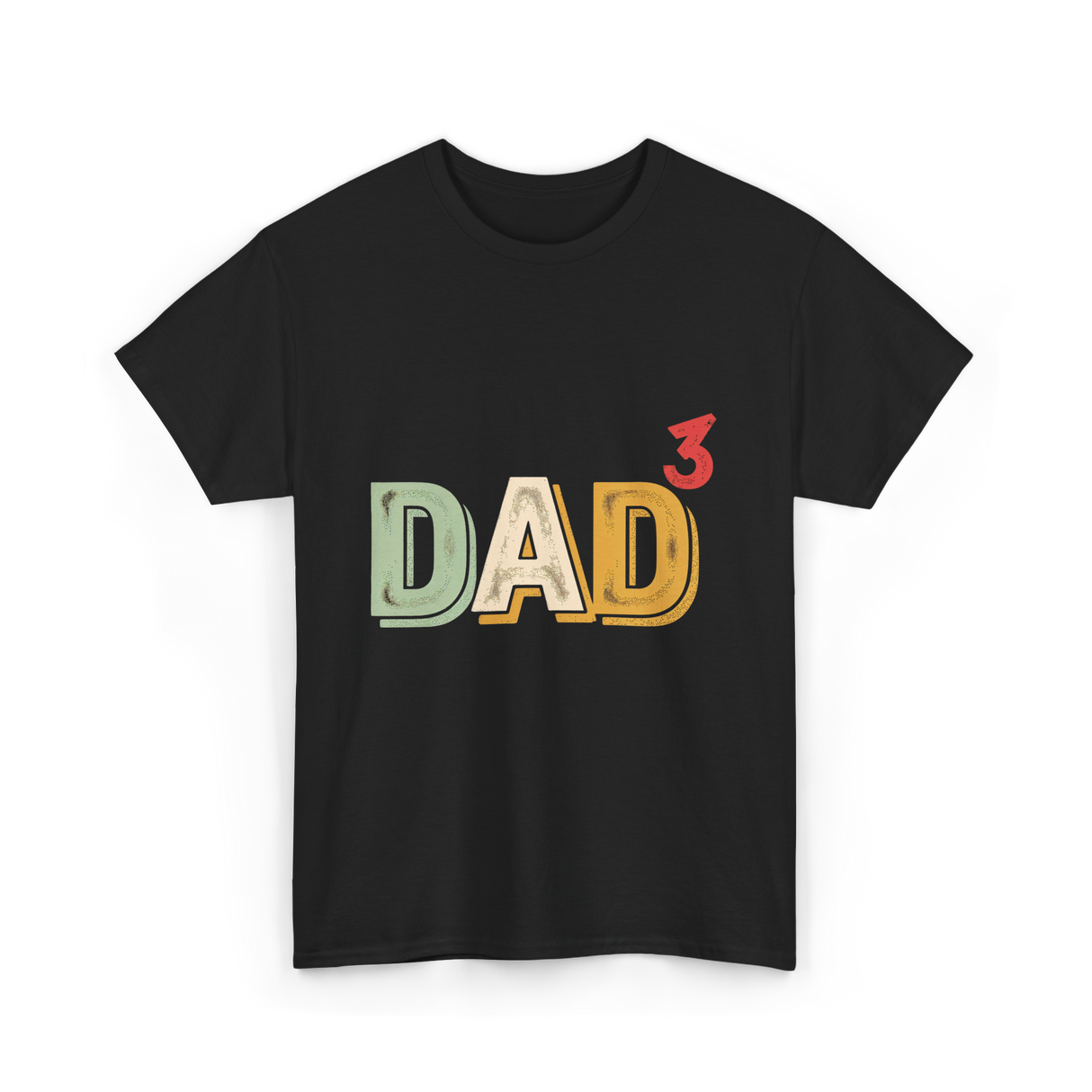 Dad Cubed Dad Men T-Shirt - Black