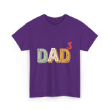 Dad Cubed Dad Men T-Shirt - Purple