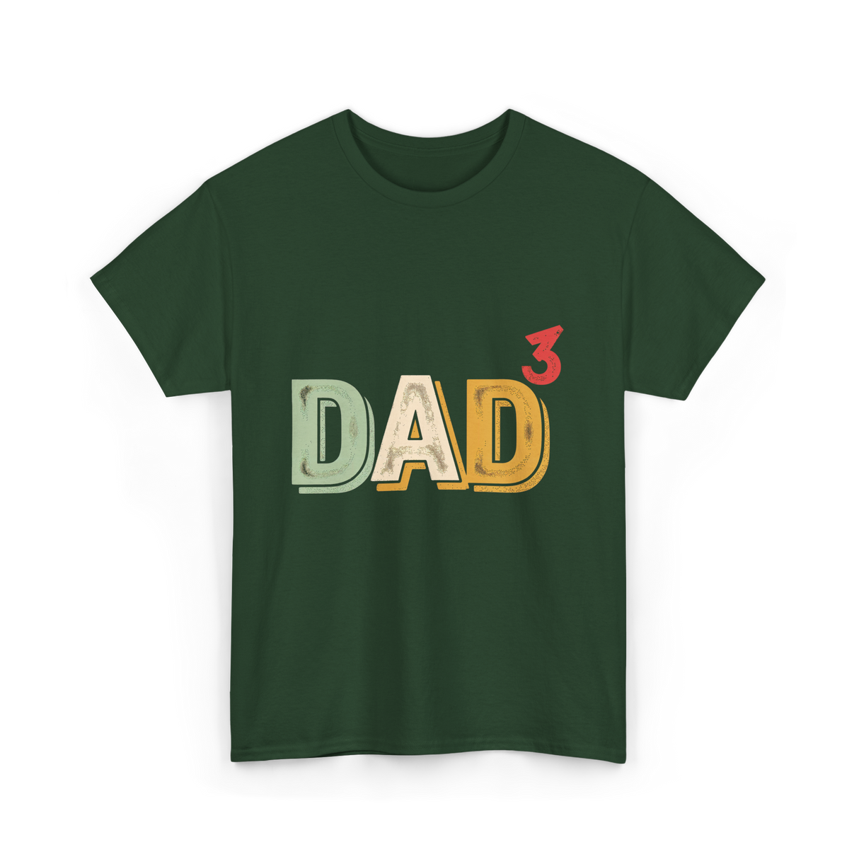 Dad Cubed Dad Men T-Shirt - Forest Green