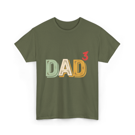 Dad Cubed Dad Men T-Shirt - Military Green