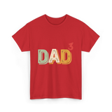 Dad Cubed Dad Men T-Shirt - Red