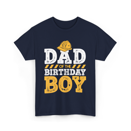 Dad of the Birthday Boy Celebration T-Shirt - Navy