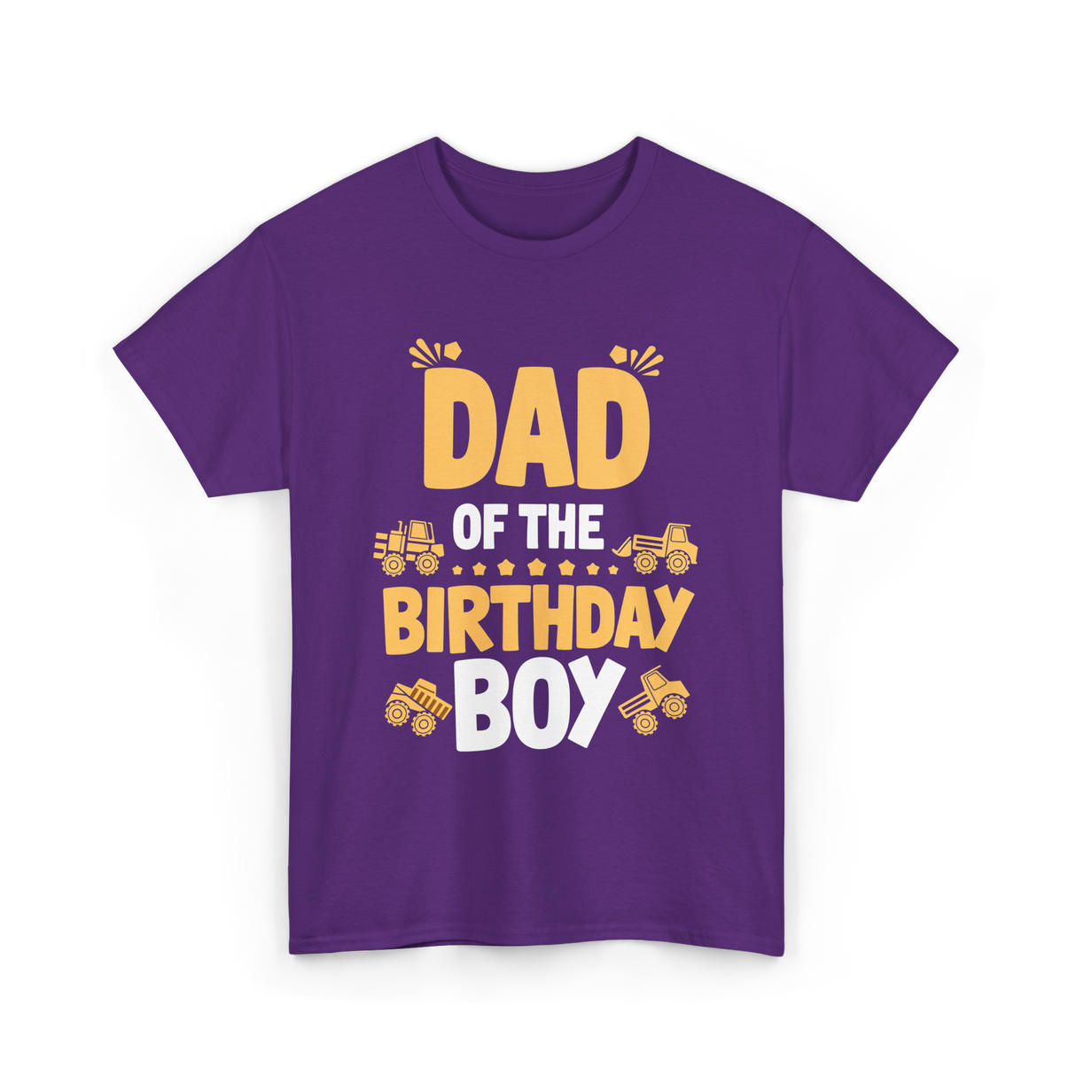 Dad of the Birthday Boy Party T-Shirt - Purple