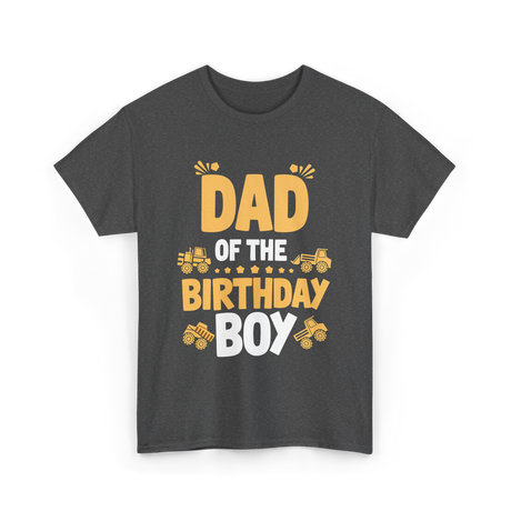 Dad of the Birthday Boy Party T-Shirt - Dark Heather