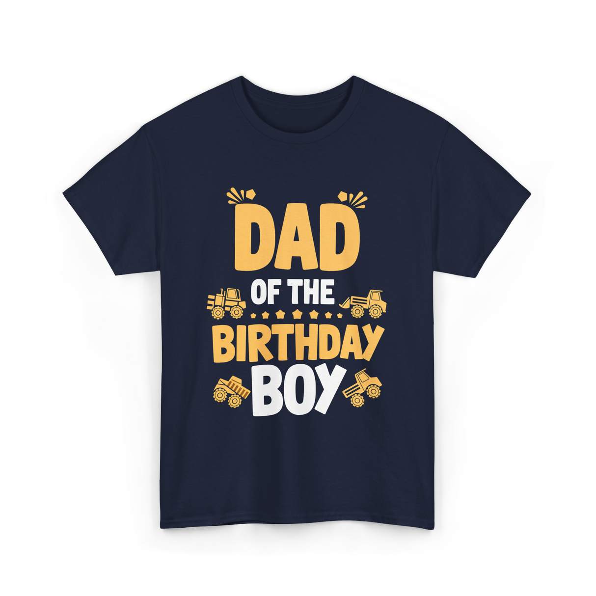 Dad of the Birthday Boy Party T-Shirt - Navy