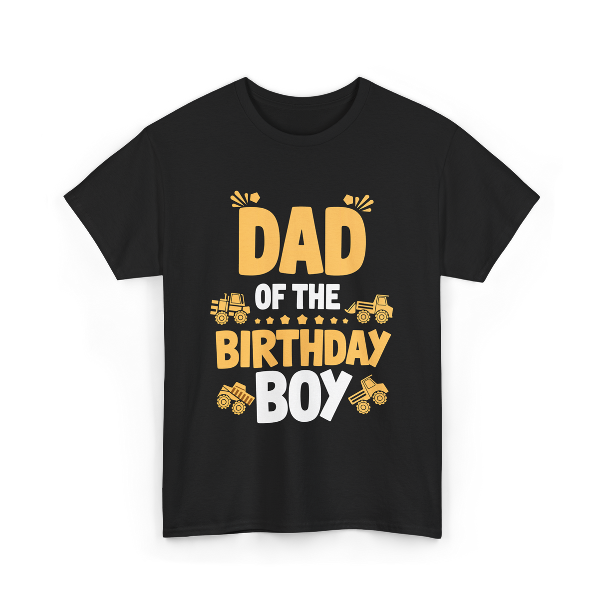 Dad of the Birthday Boy Party T-Shirt - Black