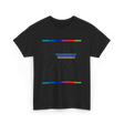 Dad Rainbow Pride Lgbtq T-Shirt - Black