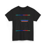 Dad Rainbow Pride Lgbtq T-Shirt - Black