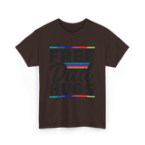 Dad Rainbow Pride Lgbtq T-Shirt - Dark Chocolate