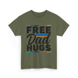 Dad Rainbow Pride Lgbtq T-Shirt - Military Green