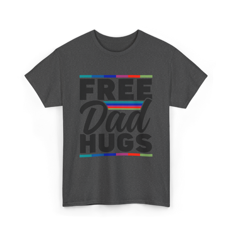 Dad Rainbow Pride Lgbtq T-Shirt - Dark Heather