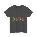 Dada Watermelon Fruit Dad T-Shirt - Dark Heather