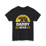 Daddy Bear Animal Bear Dad T-Shirt - Black