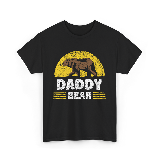 Daddy Bear Animal Bear Dad T-Shirt - Black