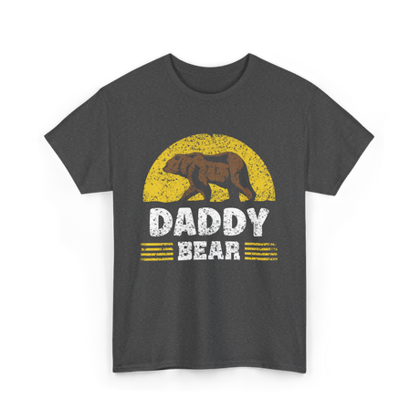 Daddy Bear Animal Bear Dad T-Shirt - Dark Heather