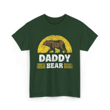 Daddy Bear Animal Bear Dad T-Shirt - Forest Green