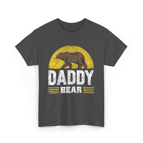 Daddy Bear Animal Dad T-Shirt - Dark Heather