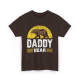 Daddy Bear Animal Dad T-Shirt - Dark Chocolate