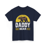 Daddy Bear Animal Dad T-Shirt - Navy