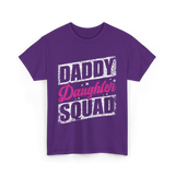 Daddy Daughter Squad Daughter Dad T-Shirt - Purple