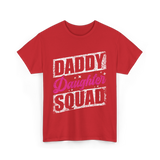 Daddy Daughter Squad Daughter Dad T-Shirt - Red