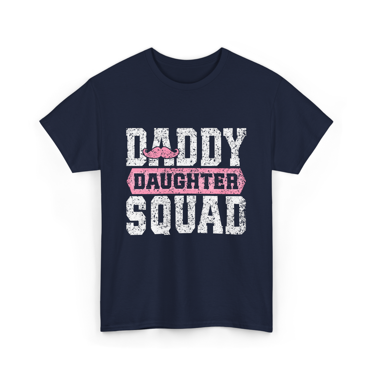 Daddy Daughter Squad Father Daughter T-Shirt - Navy