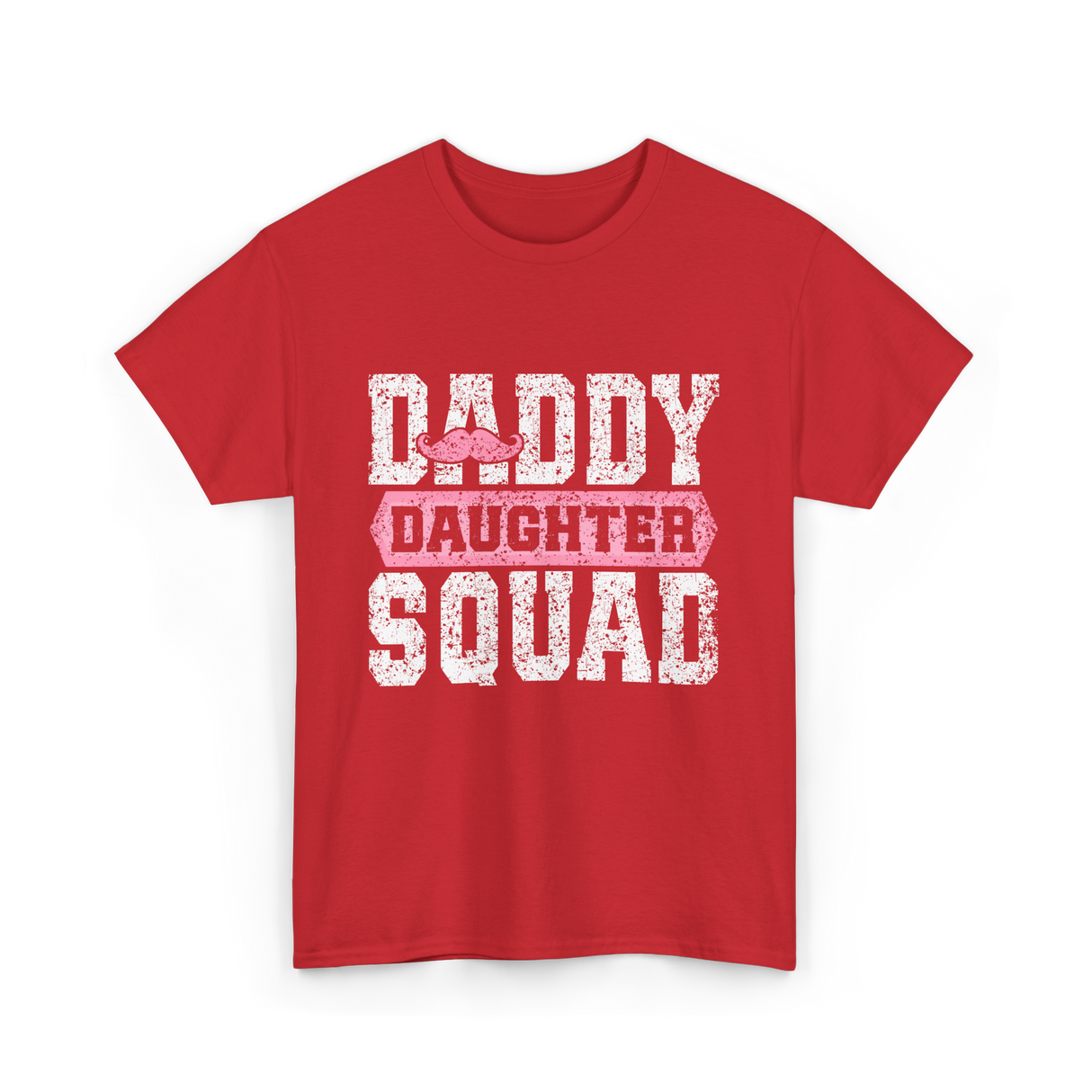 Daddy Daughter Squad Father Daughter T-Shirt - Red