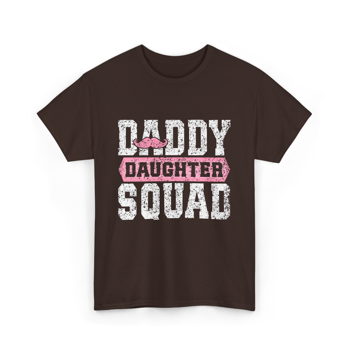 Daddy Daughter Squad Father Daughter T-Shirt - Dark Chocolate