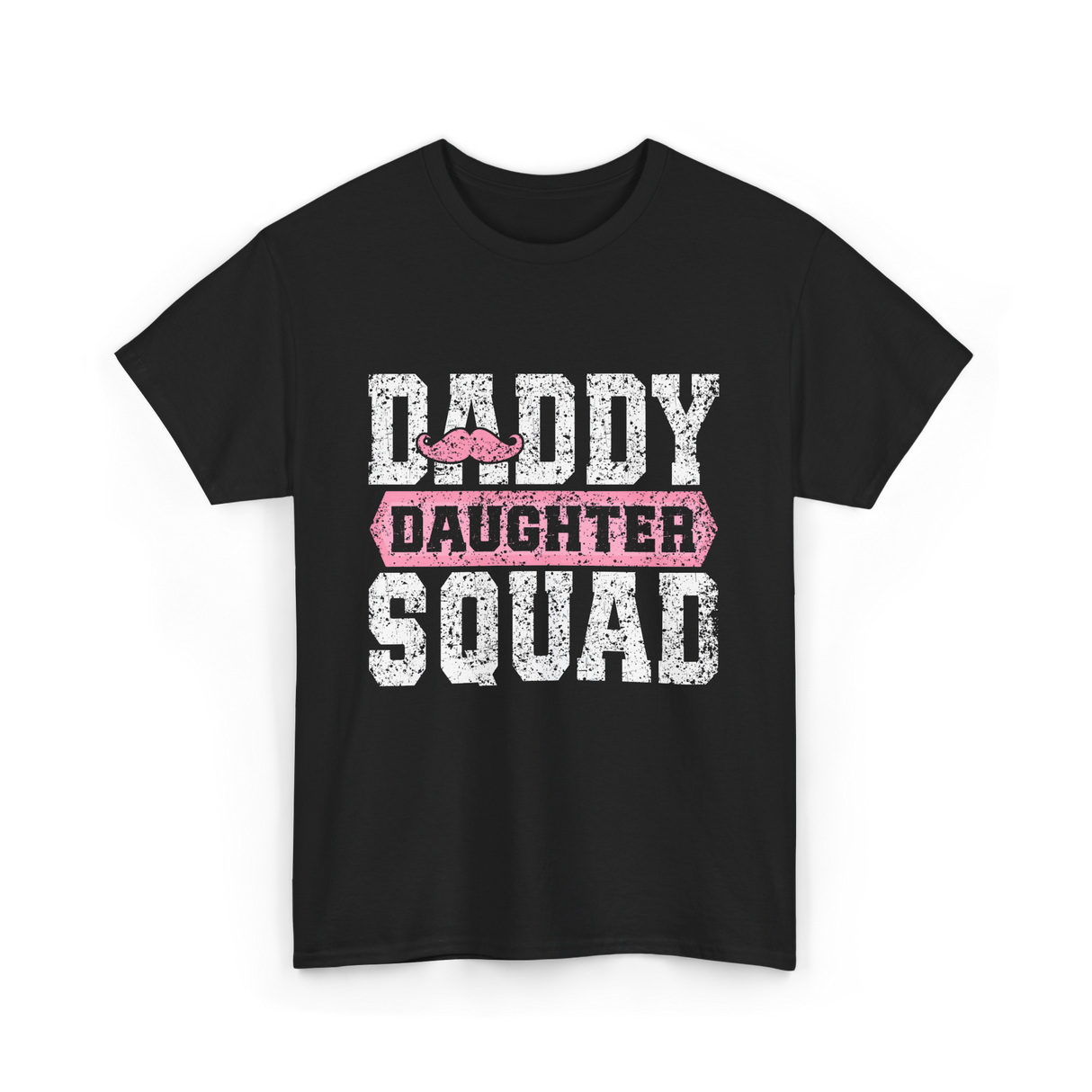 Daddy Daughter Squad Father Daughter T-Shirt - Black