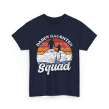 Daddy Daughter Squad Father Daughter T-Shirt - Navy