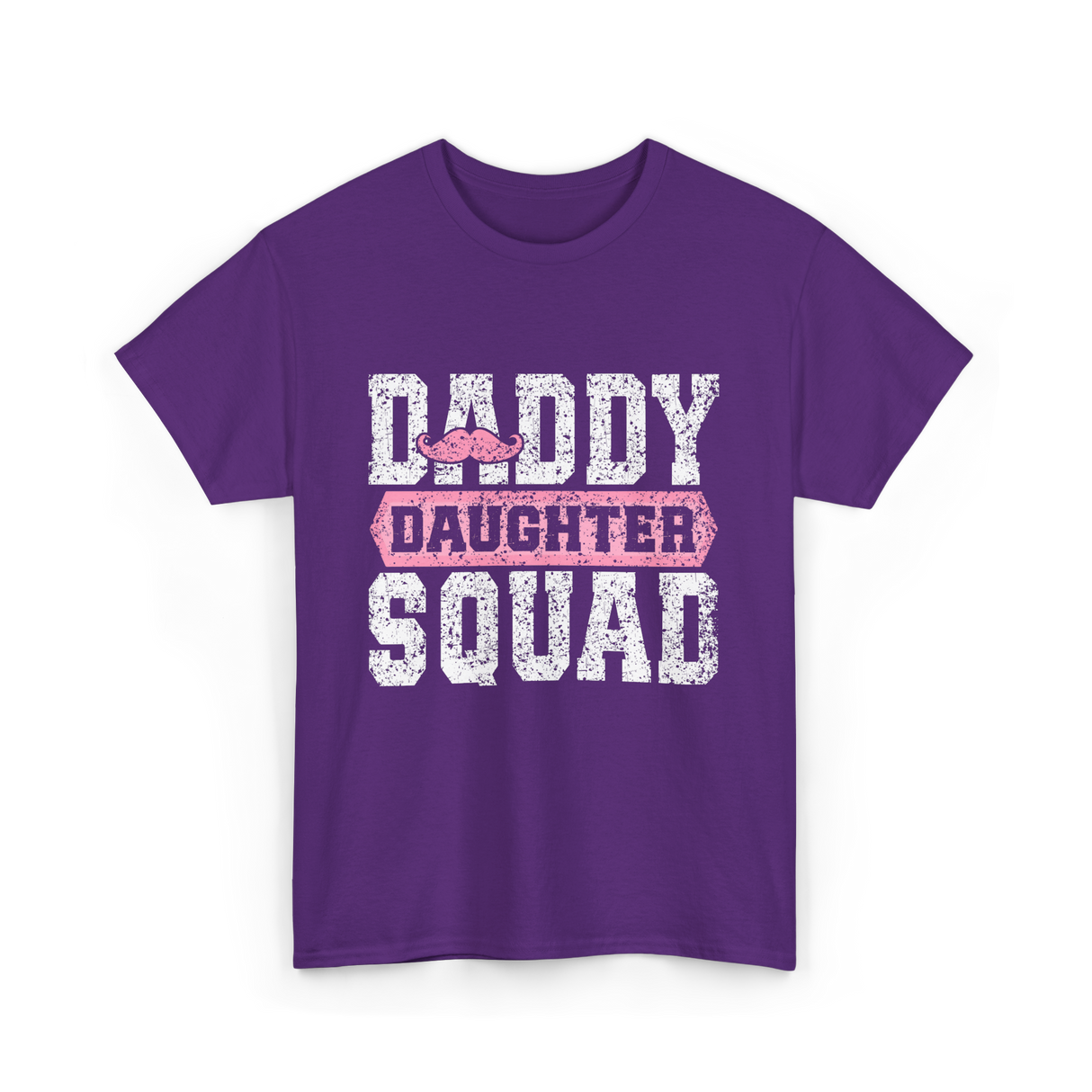 Daddy Daughter Squad Father Daughter T-Shirt - Purple