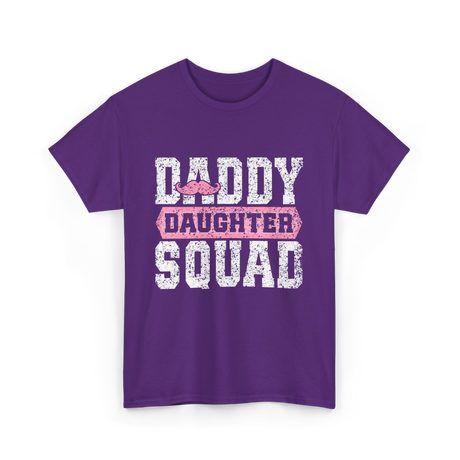 Daddy Daughter Squad Father Daughter T-Shirt - Purple