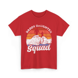 Daddy Daughter Squad Father Daughter T-Shirt - Red