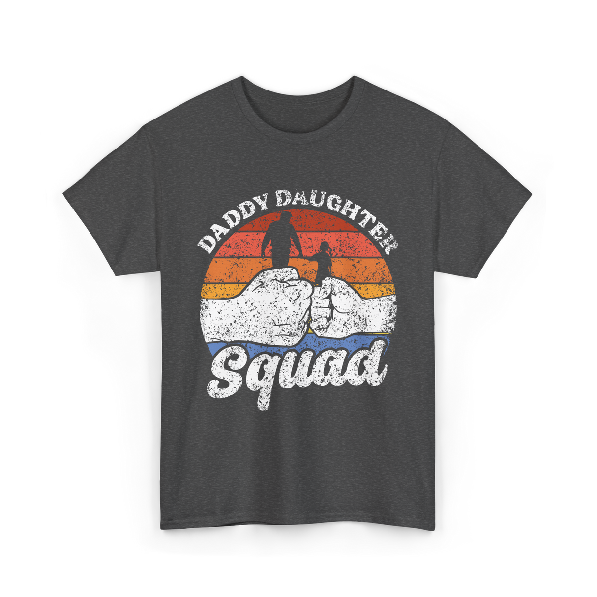 Daddy Daughter Squad Father Daughter T-Shirt - Dark Heather